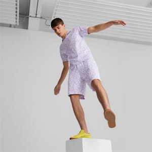 Shorts estampados PUMA x BOB ESPONJA para hombre, Vivid Violet
